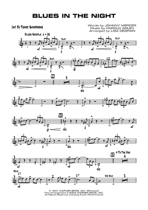 Blues in the Night - B-flat Tenor Saxophone 1