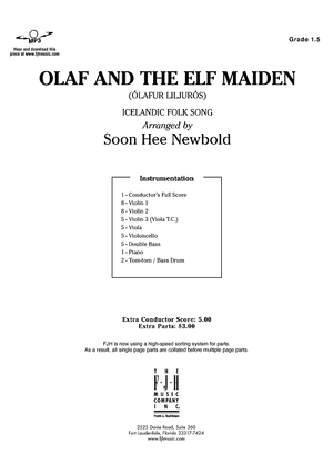 Olaf and the Elf Maiden - Score Cover