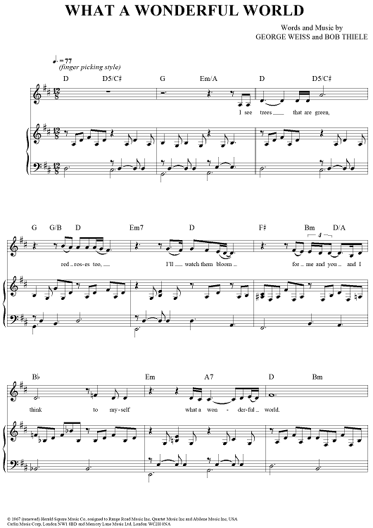 What a Wonderful World