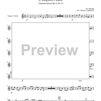 Two Pieces by Handel - Trumpet 2 in Bb