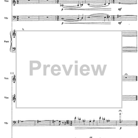 Trois Poèmes de la Renaissance - Score