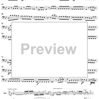 Trio Sonata in B-Flat Major, Wq161/1 - Cello