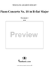 Piano Concerto No. 18 in B-flat Major, Movement 2 (K456) - Full Score