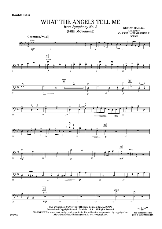 What the Angels Tell Me - Double Bass
