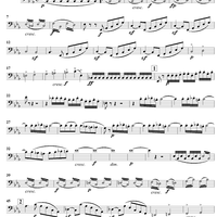 String Octet in E-flat Major, Op. 20 - Cello 1