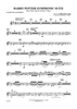 Harry Potter Symphonic Suite - E-flat Baritone Saxophone