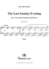 Norwegian Folksongs and Dances Op.17 No.15, The Last Sunday Evening