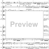 Water Music Suite no. 1 in F major, no. 10: Allegro moderato - Full Score
