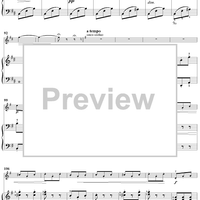 Easy Sonata in G Major for violin and piano - Piano Score