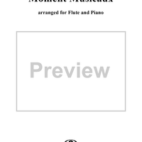 Moment Musicaux, Op. 94, No. 3 - Piano Score