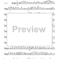 Two Madrigals, Vol. 7 - from Morley's "First Book of Madrigals to 4 Voices" (1594) - Trombone 1