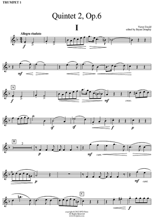 Quintet No. 2, Op. 6 - Trumpet 1