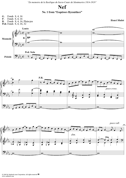 Nef, No. 1 from "Esquisses Byzantines"