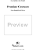 Harpsichord Pieces, Book 1, Suite 5, No.2:  Premiere Courante