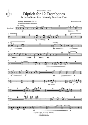 Diptich for Twelve Trombones - Trombone 7