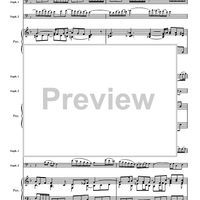 Trio Sonata I, BWV 1039 - Piano Score