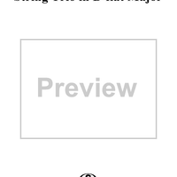 String Trio in B-Flat Major, Op. 1, No. 5 - Violin 1