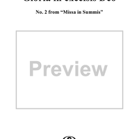 Gloria in excelsis Deo - No. 2 from "Missa In Summis"
