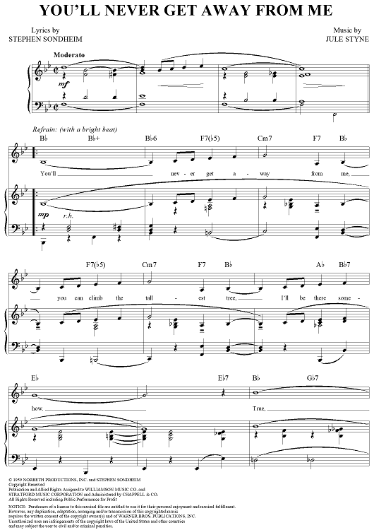 You'll Never Get Away from Me