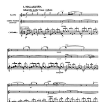 6 canzoni andaluse (6 andalusian songs) - Score