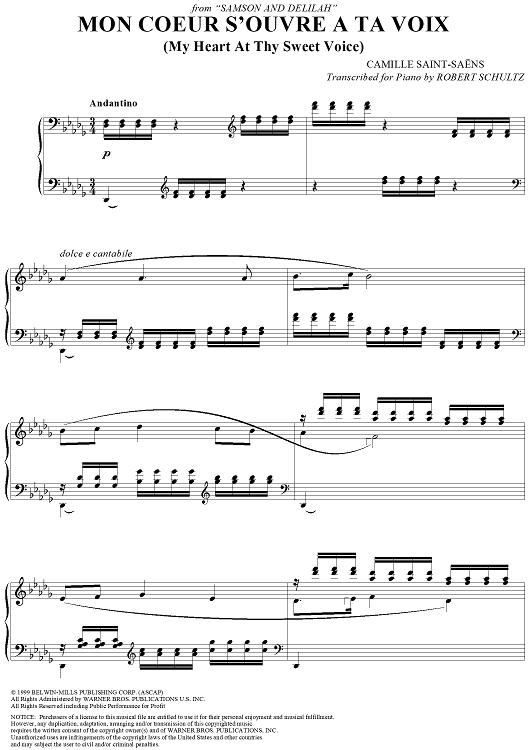 Mon Coeur S'Ouvre a Ta Voix