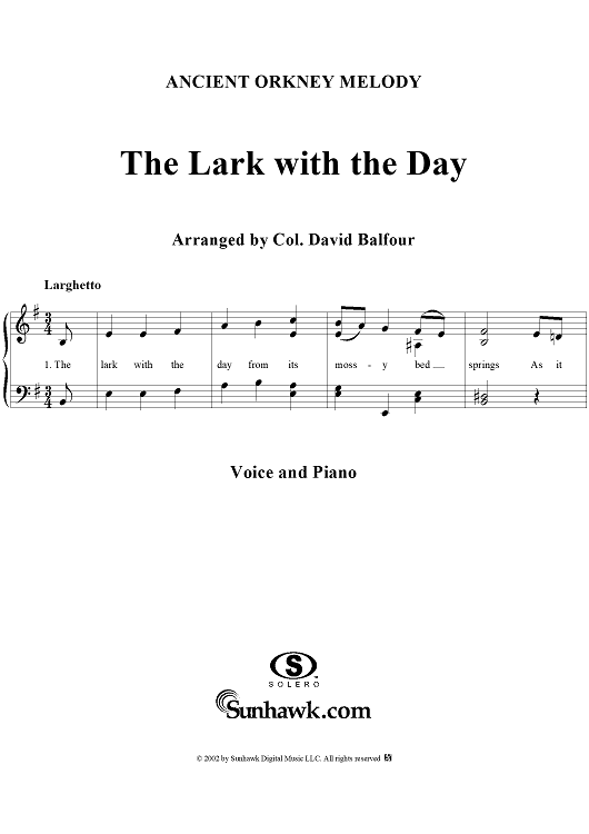The Lark with the Day