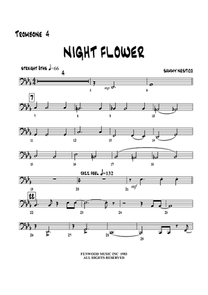 Night Flower - Trombone 4