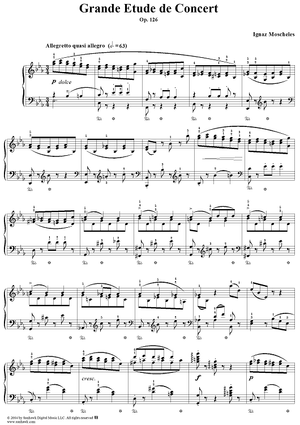 Grande Etude de Concert, Op. 126