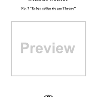 Stabat Mater, D383, No. 7: "Erben sollen sie am Throne"