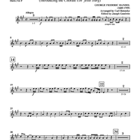 Hallelujah - from "Messiah", HWV 56 (introducing the Chorale "Ein' feste Burg") - Horn in F 3