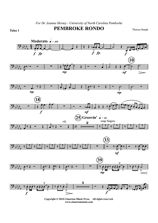 Pembroke Rondo - Tuba 1