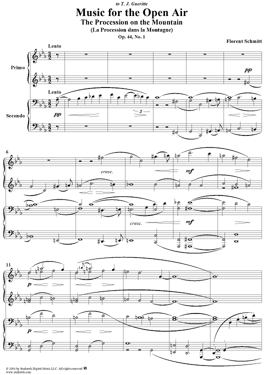 The Procession on the Mountain, from "Music for the Open Air", Op. 44