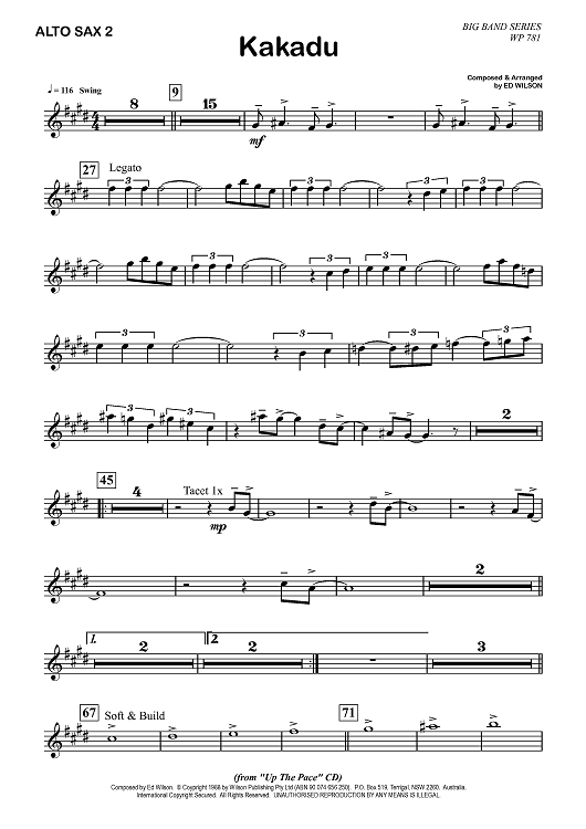 Kakadu - Alto Saxophone 2