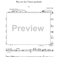 Was mit den Tränen geschieht - Bassoon (or Contrabassoon