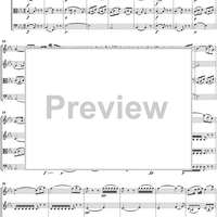 String Quartet No. 10 in E-flat Major, Op. posth. 125, No. 1 - Score