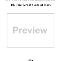 No. 10:  The Great Gate of Kiev