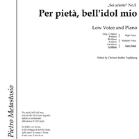 Per pietà, bell'idol mio