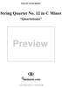 String Quartet No. 12 in C Minor, D703 - Cello