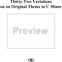 Thirty-two Variations on an Original Theme in C Minor, WoO 80