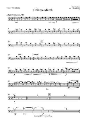 Chinese March - Tenor Trombone