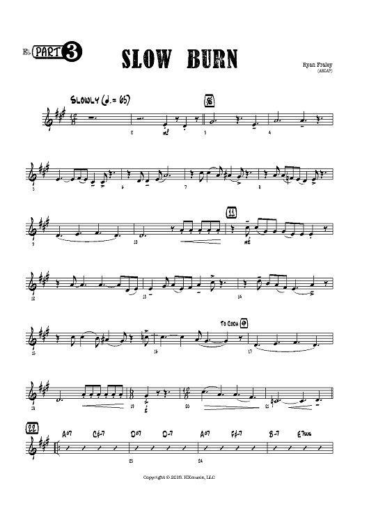 Slow Burn - Eb Instruments Part 3