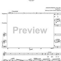 Der Gang zum Liebchen Op.48 No. 1