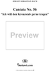 Cantata No. 56: "Ich will den Kreuzstab gerne tragen," BWV56 - Full Score