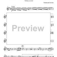 Simon Tov/Chosen Kalle Mazel Tov - Wedding recessional - Part 1 Clarinet in Bb