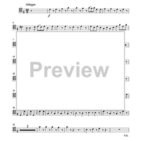 Brandenburg Concerto No. 6 - for Cello Sextet - Cello 3