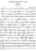 String Quartet No. 19, Movement 1 - Score