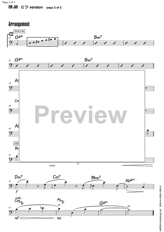 For Jan C Instruments" Sheet Music for Lead Sheet Sheet Music Now