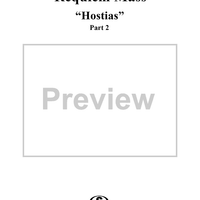Requiem Mass, Op. 89, Part 2, No. 10, "Hostias"