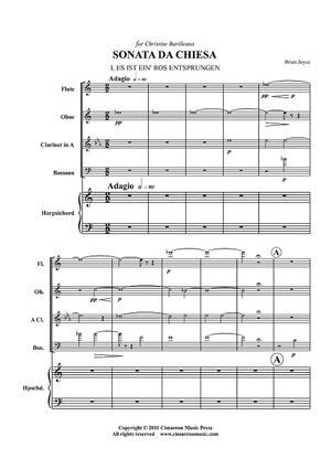 Sonata da Chiesa - Score
