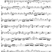 String Quartet No. 12 in B-flat Major, K172 - Violin 1